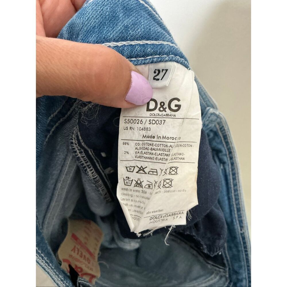 Dolce & Gabbana Denim Shorts | Blue in 27 - Picture 9 of 10